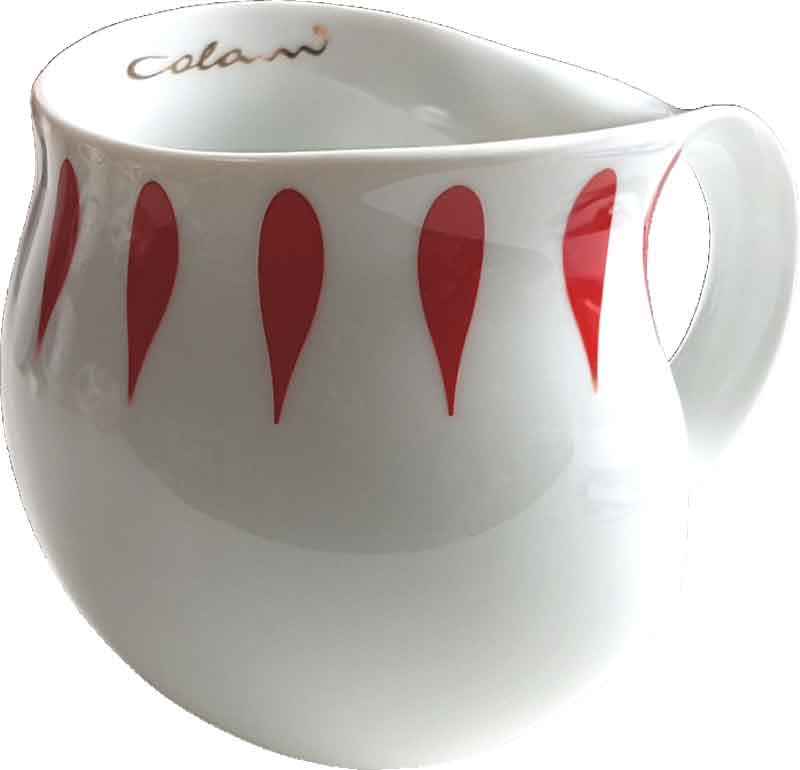 Colani Kaffeebecher Drops red