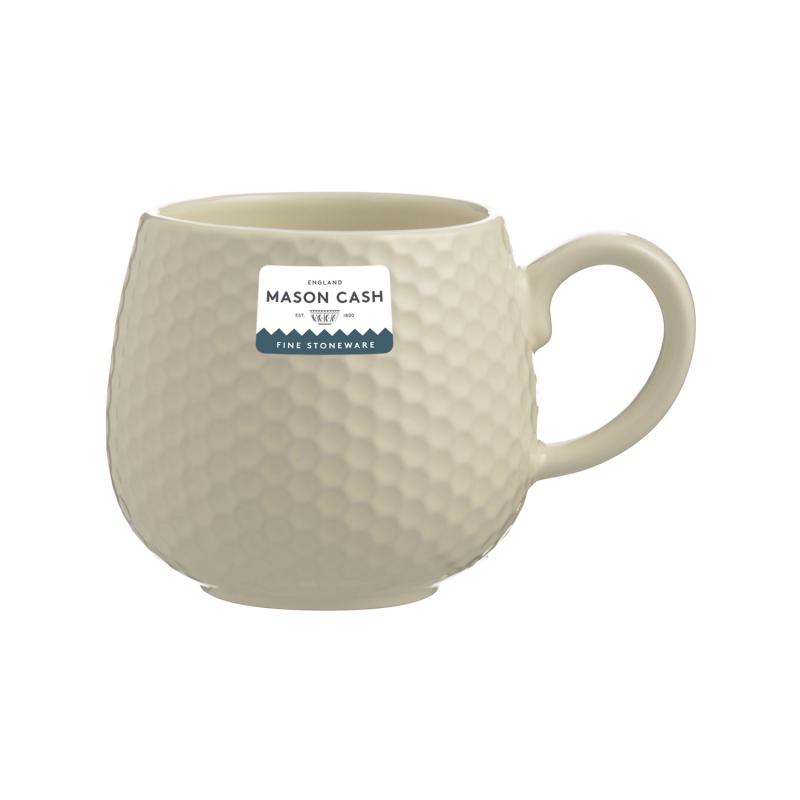 Geprägte Tasse Honigwaben, creme, 350 ml