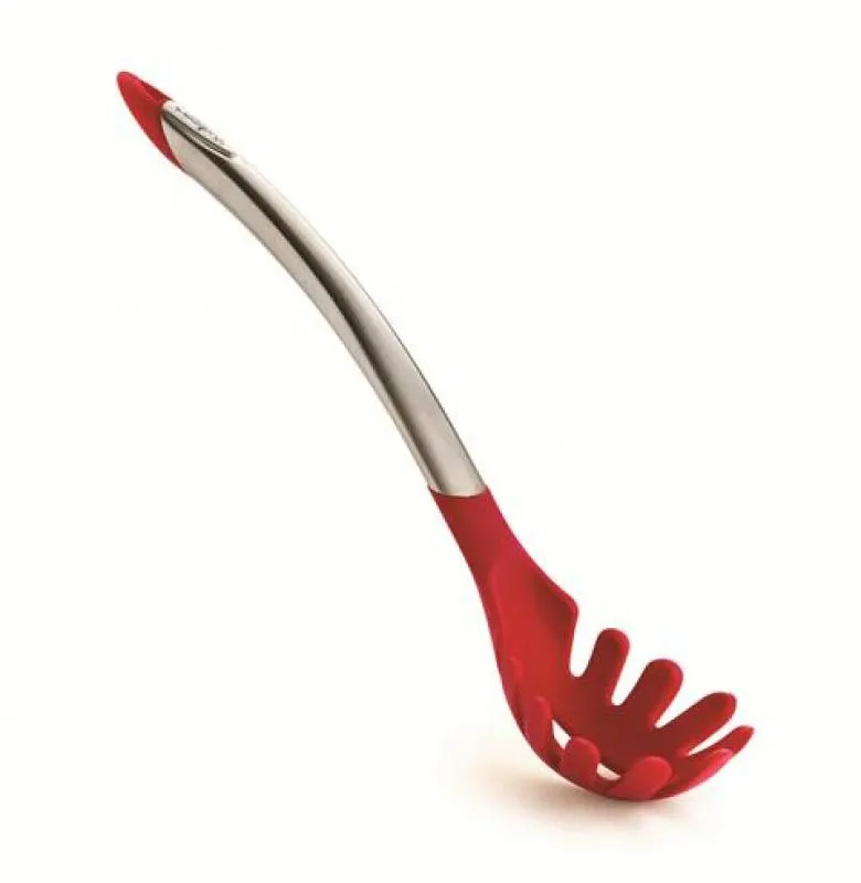 Spaghetti Heber LFGB-Silicone 12.2"/31cm rot