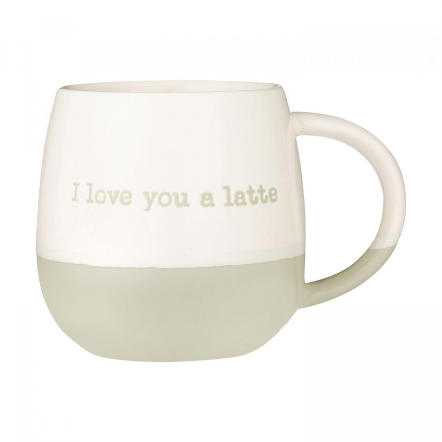 Gute Laune Tasse "Love You A Latte" 340 ml