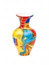 Vase 15cm handbemalt “FACE to FACE”